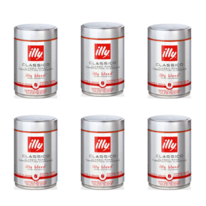 Illy Caffe Espresso Κόκκους Classico 250gr 6 Pack