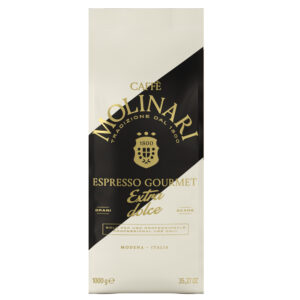 Molinari Caffe Espresso Κόκκους Gourmet Extra Dolce 100% Arabica 1000gr