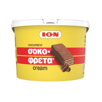 ΙΟΝ Κρέμα Ζαχαροπλαστικής Σοκοφρέτα 5Kg